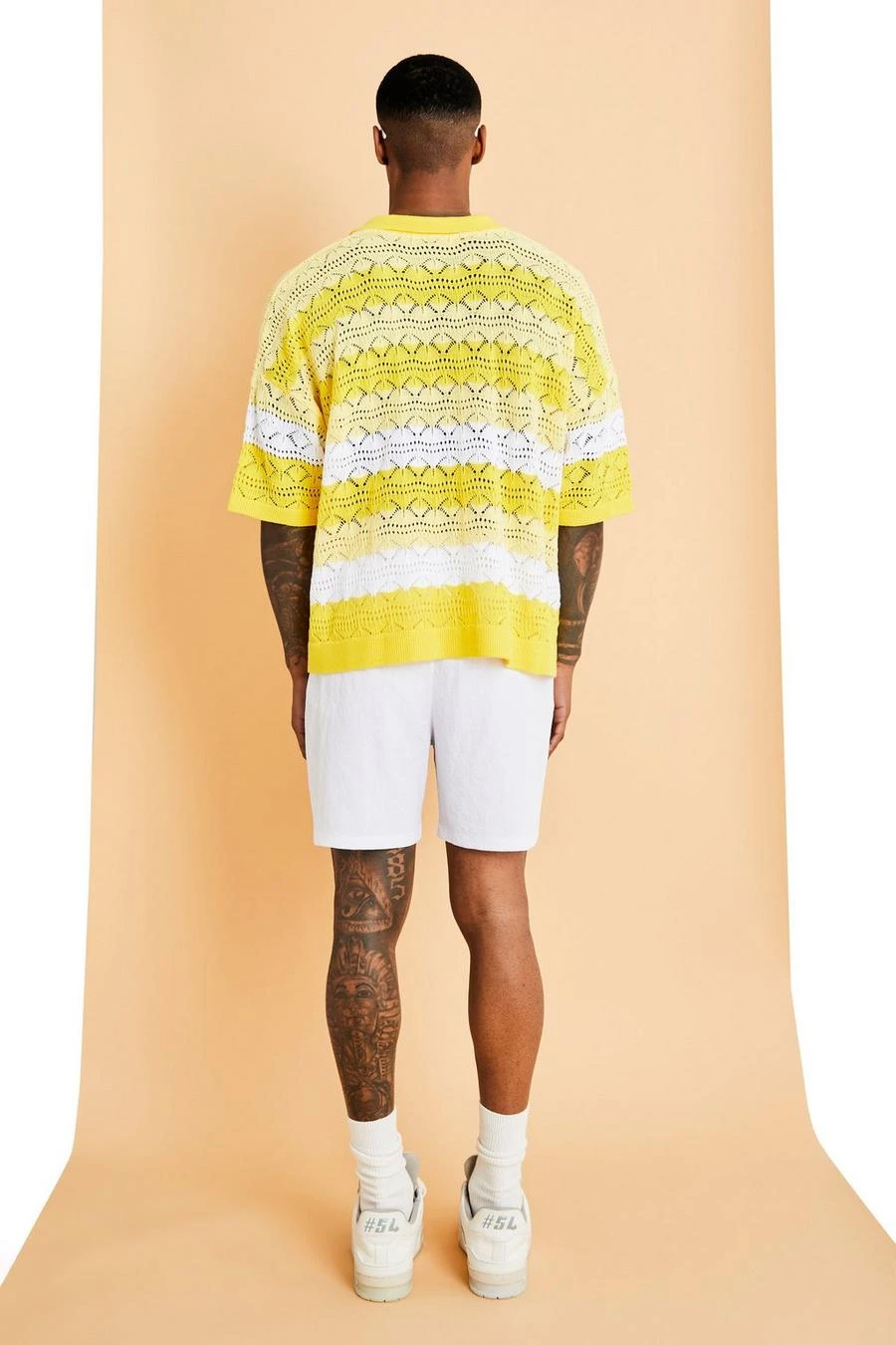 Mid Length Seersucker Swim Shorts 2 Mid Length Seersucker Swim Shorts - Image 2